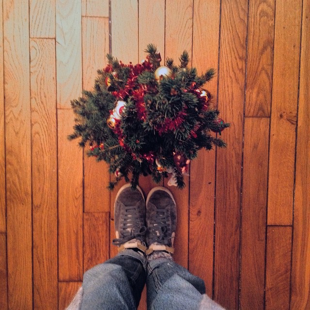 Le plus petit sapin du monde ! Ça sent Noël dans mon appartement 🌲#VSCOcam #christmas #tree #sapin #noel #decembre #cute